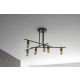 Plafon  Normani MDM3658/6 BK+BRO Italux